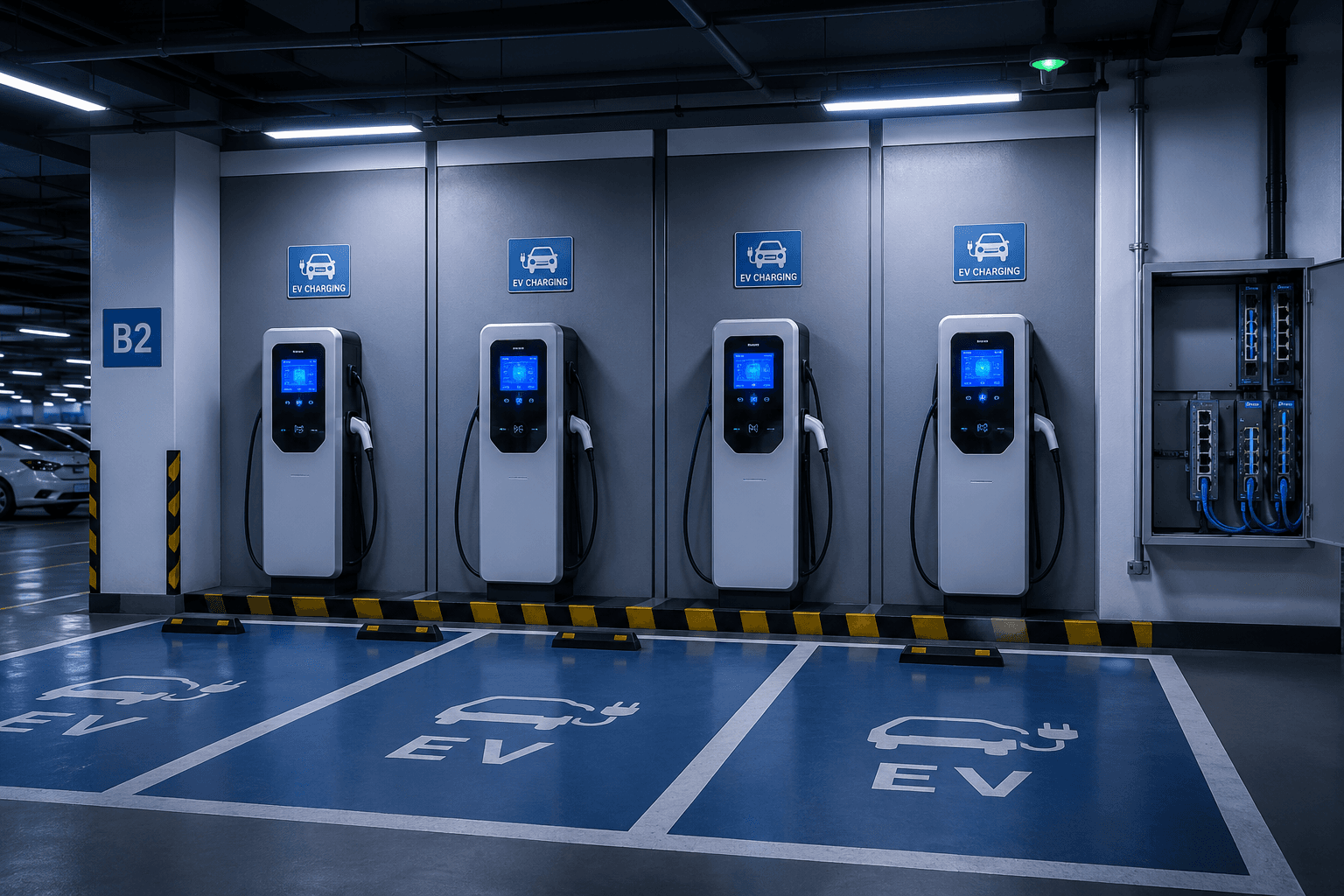 EV Charging industrial networking solution
