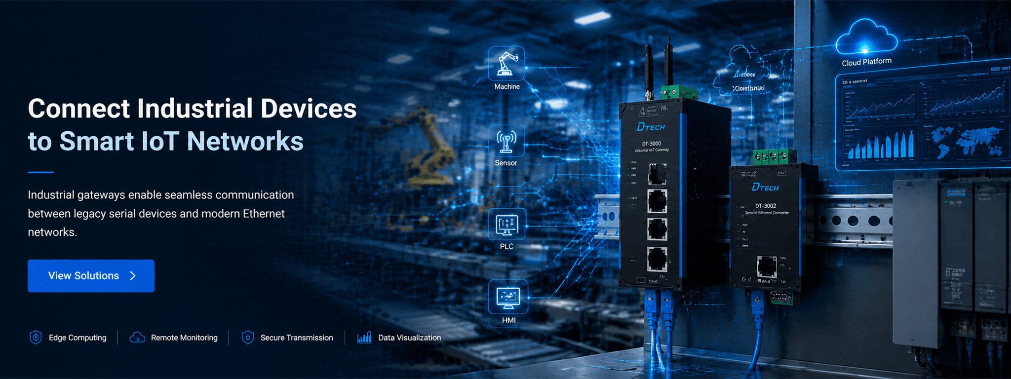 DTECH industrial IoT gateway