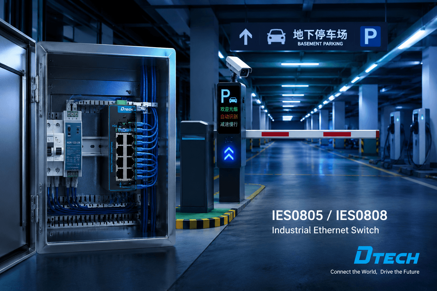 Smart Parking industrial networking solution